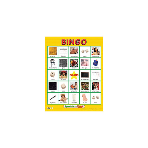 Edupress Espanhol em Flash - Conjunto 1 de Bingo (EP62345) 2
