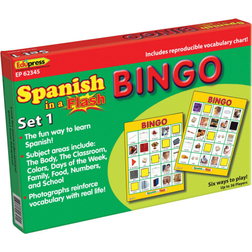 Edupress Espanhol em Flash - Conjunto 1 de Bingo (EP62345)