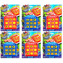 JA-RU Pocket Travel Tic Tac Toe, giochi da tavolo portatili (confezioni da 6) | Giocattoli classici per giochi