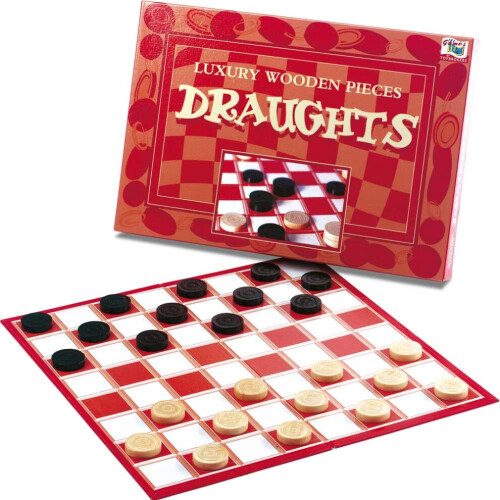 John Adams Luxury Solid Wooden Draughts