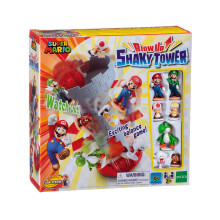 Epoch Games Super Mario Blow Up! Shaky Tower Balancing Game - Tafelspel met vaardigheid en actie, inclusief verzamelobjecten