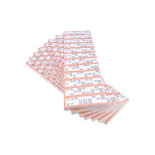 Bilhete Jumbo Bingo Individual, Pacote com 12 unidades, Marrom