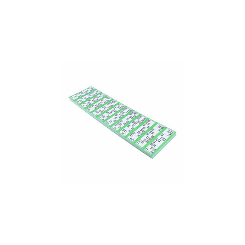 Bilhete Jumbo Bingo Simples, 12 para View Pad, Verde