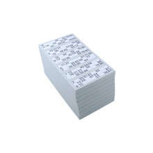 Bilhete de Bingo Jumbo Individual, Pacote com 6 unidades, Cinza