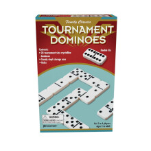 Family Classics Toernooi Domino's - Dubbele Zes Kristallijne Tegels in Opbergkoffer van Pressman