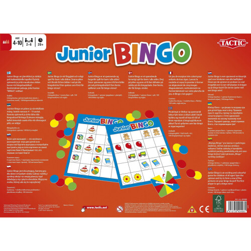 Jogo de tabuleiro de bingo júnior 2