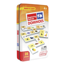 Junior Learning - Domino sonoro per principianti, giochi educativi d'azione, multiuso (JL492)