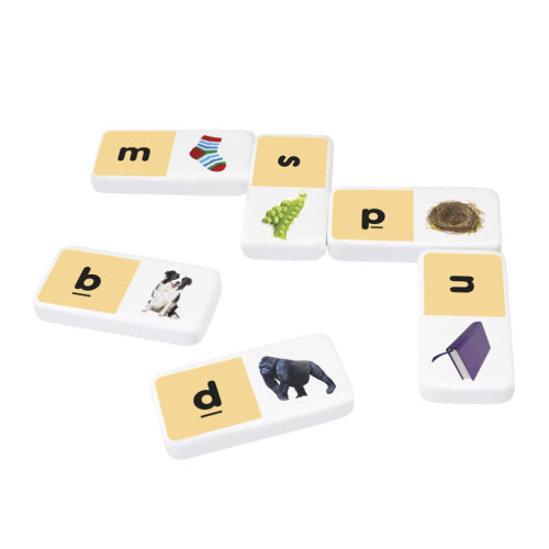 Junior Learning Beginning Sound Domino Educational Action Games Multi (JL492) 1