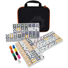 Jeu de dominos Kalolary Double 12 Mexican Train (91 tuiles)