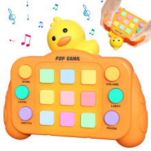 FLLOBE Quick Push Pop-spel Fast Push Bubble-spelconsole Pop-spel Fidget-speelgoed Oplichtend pop-spel voor kinderen