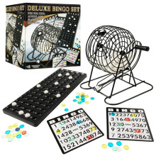 Conjunto de jogos de bingo KreativeKraft ou acessórios de bingo, bilhetes de rifa, dabbers de bingo