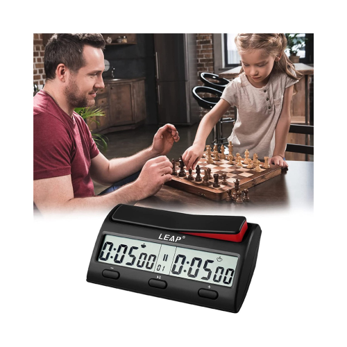 Orologio Scacchi Professionale Digitale Con Bonus E Delay, Timer Per Tornei E Giochi Da Tavolo 2 Giocatori - 2