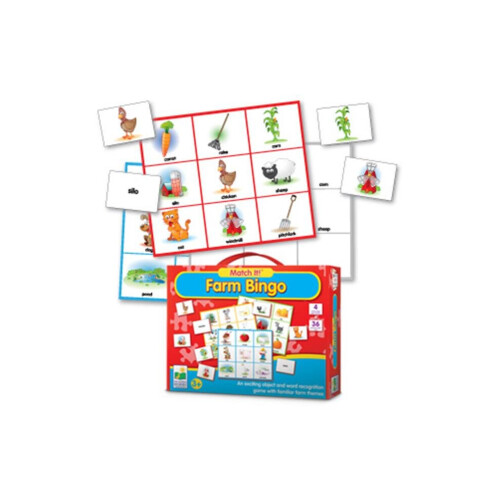 Learning Journey 668436 Match It Farm Bingo