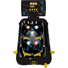 LEXIBOOK JG610BAT Máquina de Pinball Eletrônica Batman, Sons Divertidos e Efeitos de Luz, 5 Obstáculos
