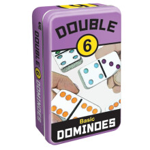 Front Porch Classics Double 6 Travel Tin Domino Set vanaf, voor 2 tot 4 spelers van 8 tot 99 jaar