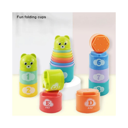Kid Brain Response Battle Fold Cup Hand Speed Fold Cup + gratis cadeau 2