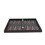 Set da backgammon in similpelle nera da 19 pollici 5