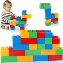 Liberty Imports 24-delige startset met gigantische bouwstenen voor peuters. Grote plastic bouwstenen voor kinderen.
