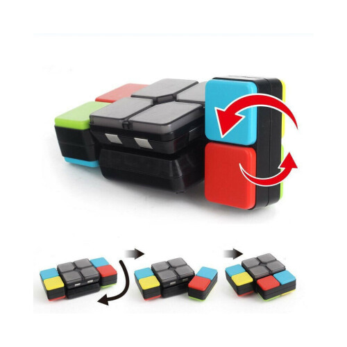 LED Music Magic Cube Puzzle Flip Slide Multiplayer Electronic Game Toys 1