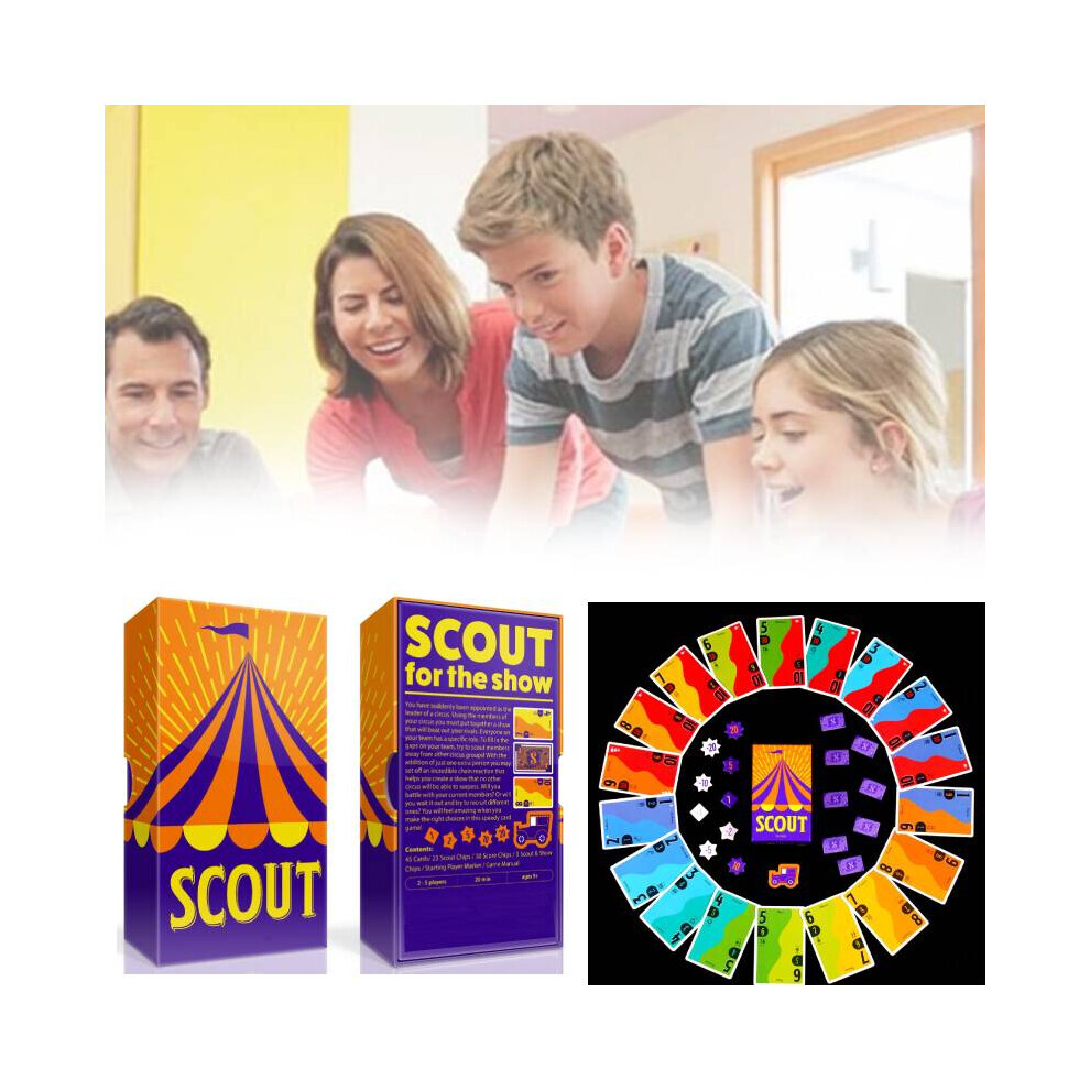Jeu de cartes de poker Circus Scout à double recherche linguistique pour jeux de société et jouets