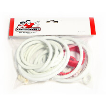 Kit de anéis de borracha branca Game Room Guys Wico Big Top Pinball