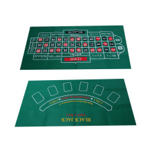 Toalha de mesa de jogo, cartas duplas, feltro de mesa de jogo, pano não tecido, à prova d'água