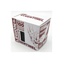 Legion Supplies Deck Box Sentinel Black Holds Jogo de Cartas - 100 Peças