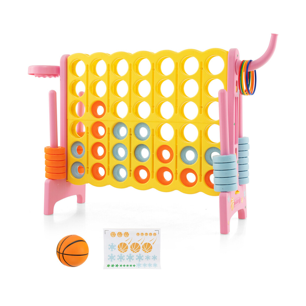 Jeu géant 4 en série, jeu de 4 pour marquer, pour fête de Noël