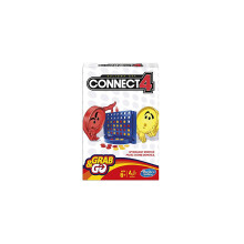 Gaming Connect 4 Grab and Go, kannettava 2 pelaajan soitin, loistava matkapeli 6-vuotiaille lapsille