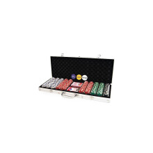 M.Y Texas Hold'em Poker Set - 500 osainen setti alumiinikotelossa, 11,5 g raskaan sarjan pokerimerkkejä