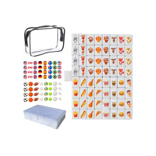 Gemormonee 65 tessere da 30 mm Blocchi Seaside Escape Tessere Seaside Escape Mahjong Tessere Sea Side Escape Materiale