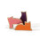 Gioco di equilibrio in legno originale Fred Crazy CAT Lady, assortito 3