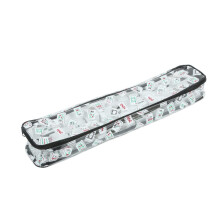 Mah Jongg multiuso (XL-trasparente) Tile/Rack Tile colorato Custodia con cerniera