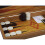Manopoulos Chess & Backgammon Set Burl Olive 19 tuumaa 4