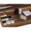 Manopoulos Schach- und Backgammon-Set, braun, Walnuss, 48,3 cm 4