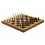 Manopoulos Chess & Backgammon Set Burl Olive 19 tuumaa 1
