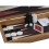 Manopoulos Schach- und Backgammon-Set, Roteiche, 48,3 cm 5