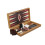 Manopoulos Schach- und Backgammon-Set, Roteiche, 48,3 cm 3