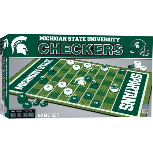 Jeu de dames MasterPieces NCAA Michigan State Spartans 13 1