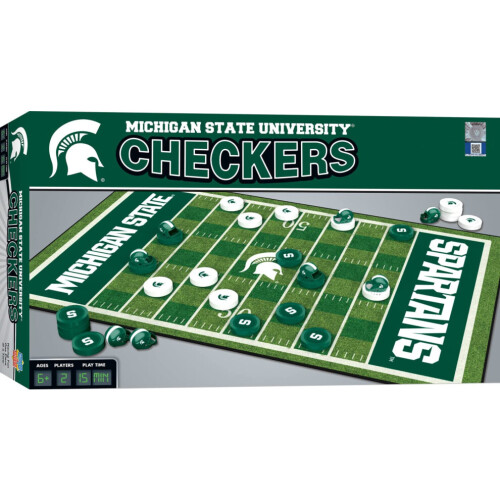 Jeu de dames MasterPieces NCAA Michigan State Spartans 13