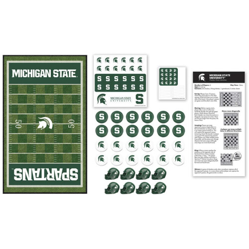 Jeu de dames MasterPieces NCAA Michigan State Spartans 13 2