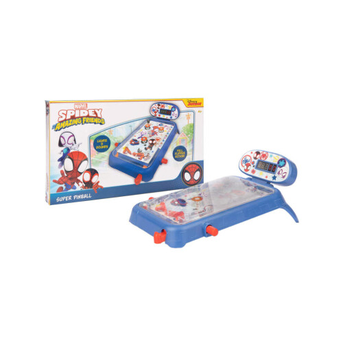 Marvel Spidey e Seus Incríveis Amigos Super Pinball com Luzes e Sons