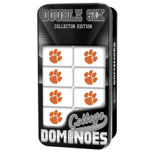 MasterPieces Officieel gelicentieerd NCAA Clemson Tigers Dominospel met 28 stukken voor volwassenen