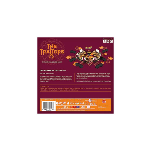 Goliath Games apresenta: The Traitors - Jogo de tabuleiro oficial | Baseado no programa de sucesso da 2