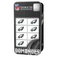MasterPieces Game Day - NFL Philadelphia Eagles - 28 Piece Team Logo Double Six Domino Set