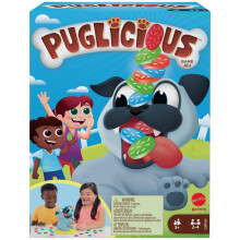 Mattel Games Puglicious Kids Game Hondensnoepjes-Stapeluitdaging met H