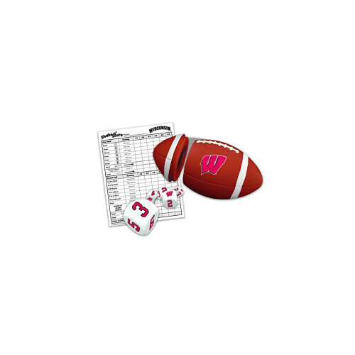 MasterPieces NCAA Wisconsin Badgers Shake N Score Gioco di dadi da viaggio 1