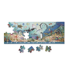 Melissa & Doug - Rompecabezas de piso "Busca y encuentra bajo las olas" (48 piezas de más de 4 pies de largo)