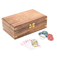 Set da poker in legno Harvey Makin