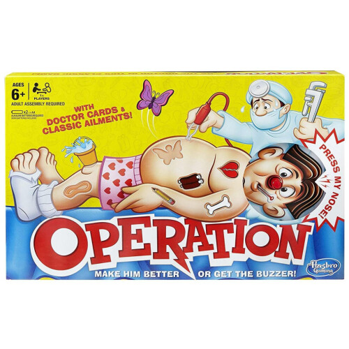 Hasbro Gaming B2176E86 Classic Operation Game